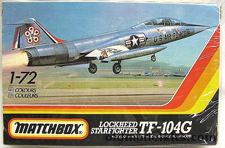 Matchbox 1/72 Lockheed TF-104G Two Seat Starfighter - 418 TFTS 58 TFTW Luke AFB Az 1976 or West German Navy MFG1 1976, PK-40 plastic model kit